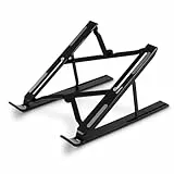 Hama Laptopständer 15.6' Ergonomisch, Faltbar mit Neigungswinkel, Stabil und rutschfest, Ideal für Büro