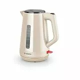 Bosch Wasserkocher 1,7 l*Creme* Leistung: 2400W Farbe: Creme Fassungsvermögen: 1,7l Temperaturregelung: Nein