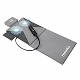 HoMedics Stretch Essentials – Ganzkörper elektrische Stretch Massagematte, 3 Dehnprogramme, faltbare Fitnessmatte für Heimfitness, Yoga, Pilates – Massagegerät Matte mit Kopfkissen