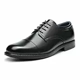 Bruno Marc Herren Anzugschuhe Klassische Derby Schnürhalbschuhe Business Footwear ins Büro,Size 43,Schwarz,DOWNING-01