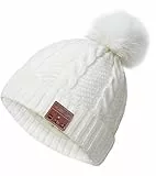Puersit Bluetooth Beanie Mütze Kopfhörer Waschbare Freizeit Strickmütze Headset Geeignet für Outdoor-Sportarten Einzigartige Geschenke für Weihnachts, Geburtstag