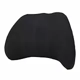 Jiawu Kissen für den Unteren Rücken, Ergonomische Unisex-Rückenstein (Black)