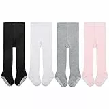 Durio Strumpfhose Baby Baumwolle Kinderstrumpfhose Mit Stopper Anti-Rutsch Warme Strümpfe Leggings