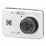 KODAK Pixpro FZ45-16.44 Megapixel Digitale Kompaktkamera, 4X optischem Zoom, 2.7 Zoll LCD, 720p HD-Video, AA-Batterie - Weiß