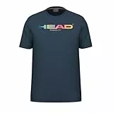 HEAD Rainbow T-Shirt Men, Navy