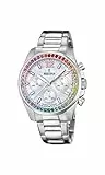 Festina Damen Analog Quarz Uhr mit Edelstahl Armband F20606/2