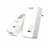 FRITZ!Powerline 1260/1220 WLAN Set (WLAN-Access Point, ideal für Media-Streaming oder NAS-Anbindungen, 1.200 MBit/s, deutschsprachige Version)