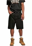 Southpole Herren Twill Chino Shorts Black, 32
