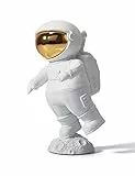 HAUCOZE Astronaut Figur Statue Modern Arts Skulptur Wohnzimmer Geschenk Dekor Polyresin 19cm