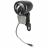 E-Bike Scheinwerfer,Fahrradlicht, 80 Lux, für 6–48 V DC, 2,4 W, verstellbare Halterung, LED-Frontlicht, Apollon E 80 von M-WAVE