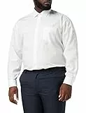 Seidensticker Herren Business-Hemd - Comfort Fit - Bügelfrei - Kent-Kragen - Langarm - 100% Baumwolle, Weiß (01), 45 EU