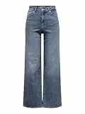 ONLY Female Jeans mit weitem Bein ONLMADISON Hohe Taille Weiter Beinschnitt Jeans