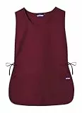 Sivvan Unisex Schürze - Verstellbare Taillengurte, 2 tiefe Fronttaschen - S8700 - Burgundy - X