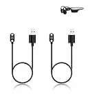 Ladekabel für Lobkin X18 Knochenleitungs-Kopfhörer, stabiles Magnet-Ladekabel, Schwarz, 2 Stück