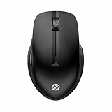 HP 430 Wireless-Maus | Wireless-Verbindung mit 2,4 GHz & Bluetooth 5.2 | USB Dongle | 4.000 dpi | 4 Tasten | für bis zu 2 Geräte | Schwarz | inkl. 1 x AA Batterie | Lebensdauer bis zu 24 Monaten