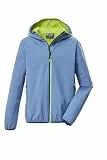 Killtec Jungen Funktionsjacke/Regenjacke wasserdicht mit Kapuze und Magic Print KOS 145 BYS JCKT, denim, 140, 44090-000