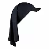 P.A.C. Visor Black Multifunktionstuch - Coolmax Schlauchtuch, Kopftuch, Mütze, Kappe, Unisex, Neoprenschild