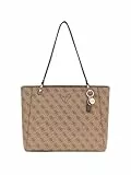 GUESS Noelle Ii Tote, Latte-Logo, Braun, Einheitsgröße