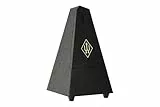 Wittner Metronom Taktell Pyramidenform System Maelzel Serie 855 - Kunststoffgehäuse - Mit Glocke - Schwarz - Mechanisch zum Aufziehen - Keine Batterien erforderlich - Made in Germany