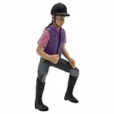 Bullyland 62728 - Spielfigur Reiterin Julia mit beweglichen Armen, ca. 9,7 cm, detailgetreu, PVC-frei, ideal als kleines Geschenk für Kinder ab 3 Jahren