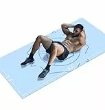 LaiEr Yoga Matte Extra Größe TPE Übungsmatte für Männer rutschfeste Matte für Training, Fitness, Gym, Pilates, Sit-Ups, Dehnen mit Tragetasche für Gurt (200cmX100cmX6mm)