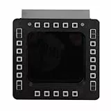ToysWeltX 5-Zoll-2K-MFD-Panel mit 24 Tasten für PC-Flugsimulatoren, kompatibel mit JF-17, F/A-18, F16