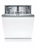 Bosch SMV4HTX14E Serie 4 Vollintegrierter Geschirrspüler, 60 cm, Smart Start, VarioFlex Körbe, Info Light, Geprüfte Hygiene Qualität, Silence Programm