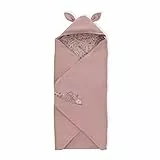 hauck Baby Einschlagdecke Snuggle N Dream für 3-Punkt-Gurt & 5-Punkt-Gurt, Baumwolle, Universal für Babyschale, Kindersitz, Reboarder, Kinderwagen, Buggy, Babywippe, Waschbar (Disney Bambi Rose)