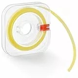 OFFCUP Zahn Schleifpapier, Dental Schleifstreifen Ultra-Fine 20μm Grit Size Interdental Schleifwerkzeuge, Dental Polierstreifen Tragbare Zahnschleifpapier zum Polieren von Zähnen (6mx4mm, Gelb)