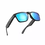 OhO Transitional Audio Sunglasses, Voice Control and Open Ear Style Listen Music and Calls with Volumn UP and Down, Bluetooth 5.0 and IP44 Water Resistance Feature for Indoor and Outdoor