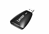Lexar Multi-Card 2-in-1 USB 3.1 Externe Kartenlesegeräte, Bis zu 312 MB/s für UHS-I UHS-II SD Karte und Micro SD Karte, Kartenleser USB kompatibel mit USB 3.0/2.0, Karten Adapter (LRW450UBAMZN)