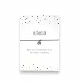 Glücksschmiedin – Mutmacher Geschenk – Kraft-Armband mit Baum des Lebens & inspirierender Spruchkarte – Persönlicher Glücksbringer für Motivation, Stärke & Zuversicht – Handgefertigt in Deutschland