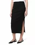 Calvin Klein Damen Woven Label Rib Skirt J20J225331 Andere Röcke, Black (Ck Black), XS