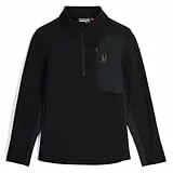 Spyder Bandit Half Zip, Herren, Schwarz, XXL