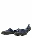 FALKE Herren Stoppersocken Cosyshoe Invisible M Hp Wolle rutschhemmende Noppen 1 Paar, Blau Darkblue 6681, 41/42 EU