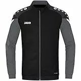 JAKO Herren Polyesterjacke Performance, Schwarz/Anthra Light, XL