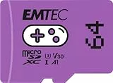 Emtec Gaming ECMSDM64GXCU3G MicroSD-Karte 64 GB Schreibgeschwindigkeit 95 MB/s Lesegeschwindigkeit 100 MB/s violett