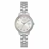 GUESS Damen Analog Quarz Uhr mit Edelstahl Armband GW0657L1