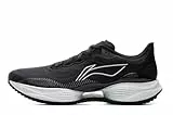 LI-NING SUPER Light 22 Männer Laufschuhe reflektierende Boom Faser hohe Rebound leichtes Gewicht Polsterung Sport Sneakers Schwarz Weiß EU 43 2/3