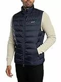 GANT Herren Light Down Gilet, Evening Blue, XXL