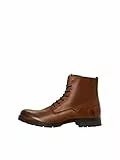 Jack & Jones Herren Jfworca Leather Cognac 19 Chukka Boots, Cognac, 42 EU