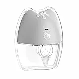 Tragbare Milchpumpe Elektrische, Bellababy Milchpump Elektrisch,Auslaufsichere Milch, Wiederaufladbare Freihändige Elektrisch Milchpumpe mit 4 Modi und 9 Stufen (Grau)