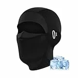 leruiyezs Sturmhaube Sommer für Herren und Damen, Atmungsaktive Sturmhaube mit UV Schutz und Brillenschlitzen, Elastische Kühlende Sturmmaske für Motorrad, Fahrrad, Outdoor Sportarten und Arbeit(Kurz)