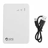 Goshyda Mobiler WLAN-Hotspot, Tragbarer 4G-LTE-WLAN-Router, 10000 MAh 300 Mbit/s Hochgeschwindigkeits-Taschen-WLAN-Modemrouter mit SIM-Kartensteckplatz, der Bis zu 10 WLAN-Benutzer