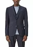 S.Oliver BLACK LABEL Herren 160.11.899.15.153.2053723 Business-Anzug Jacke, Dark Blue, 48 EU