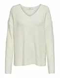 ONLY Damen ONLCAMILLA V-Neck L/S Pullover KNT 15204588, Birch/Melange, M