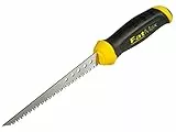 Stanley FatMax Stichsäge 0-20-556 (355mm Länge, geschärfte Spitze & starkes Blatt, mit JetCut-Verzahnung mit 3 Schneidkanten, ideal für den Trockenbau)