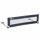 Foppapedretti Hoplà, Bettgitter, zusammenklappbar, für Kinder von 18 Monaten bis zu 5 Jahren, 150 x 43 cm, blau