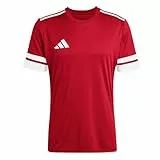 Adidas Men's SQUADRA25 Jersey Short Sleeve, Team Power Red 2 / White, XL