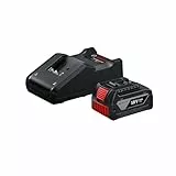 Bosch Professional 18V System Akku Starter-Set: 1x GBA 18V 4.0Ah Akku + Schnellladegerät GAL 18V-40